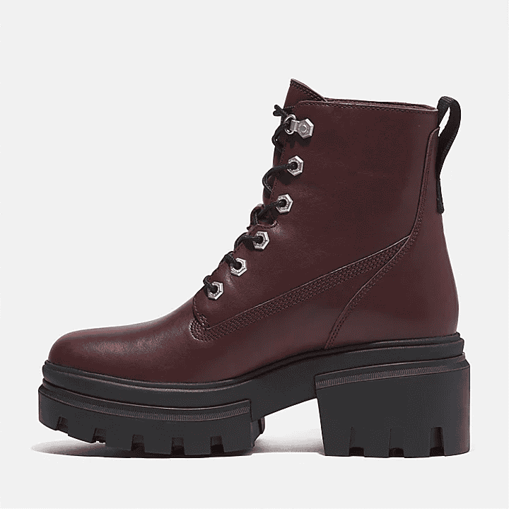 Timberland Everleigh 6 Inch Boot for Women in Burgundy